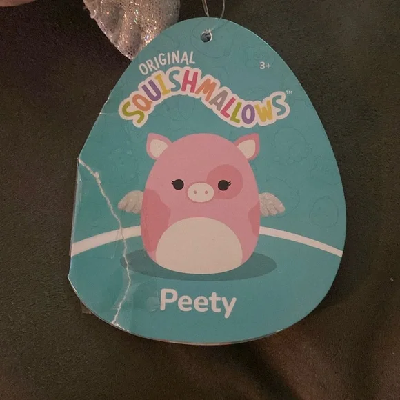 Squishmallows Peety flying pig stuffed plush - Picture 4 of 6